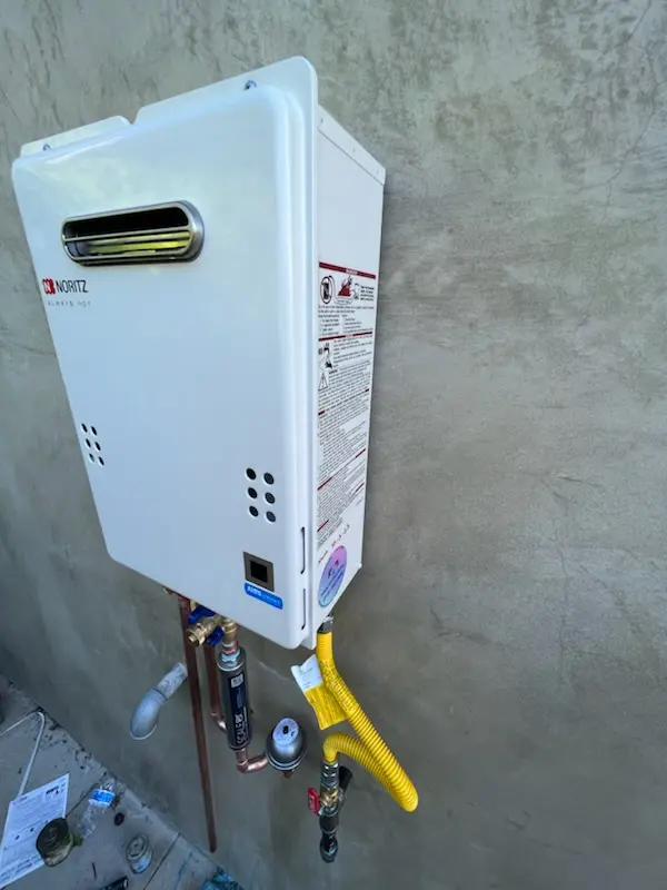 Tankless water heater installation for Republic homes